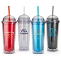 14 Oz. Tumbler w/Domed Lid and Straw